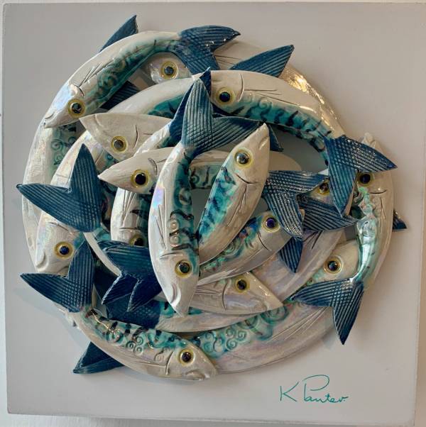 - a Ceramic by Kate Panter, measuring 202 x 20 cm (H x W) £130
